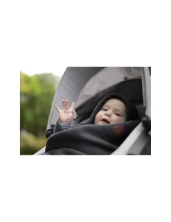 Voksi Saco arrullo bebé Baby Wrap Dark Grey Star de