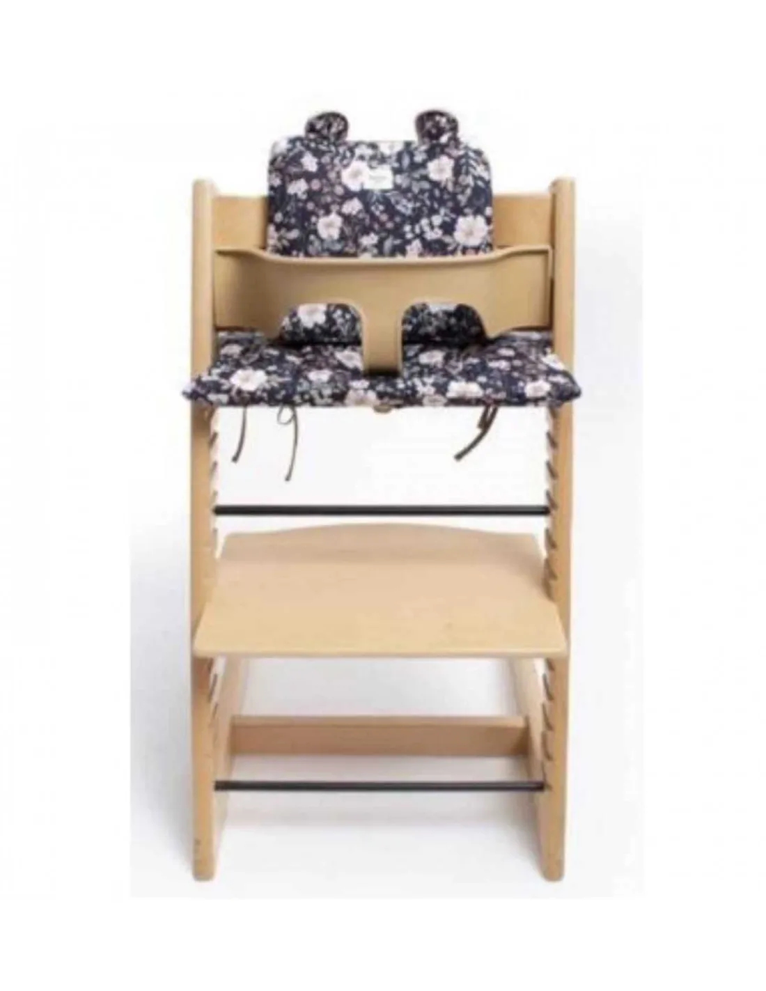 Fundas Bcn Set 3 Cojines Evolutivos para Tripp Trapp Dark Flowers de