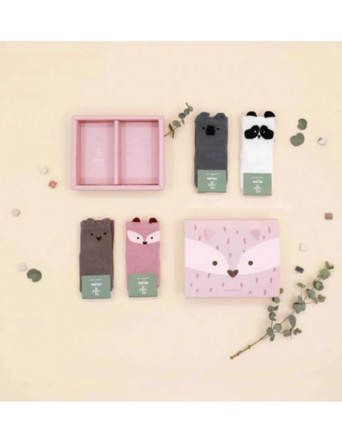 Attipas Set de Calcetines Fox en Caja Regalo