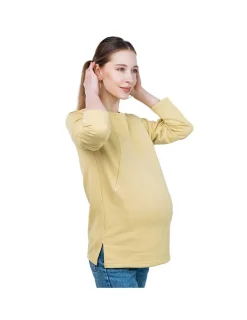 Love and Carry Sudadera de Maternidad y Lactancia - Pistacho