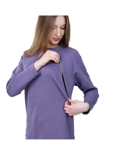 Love and Carry Sudadera de Maternidad y Lactancia - Violet