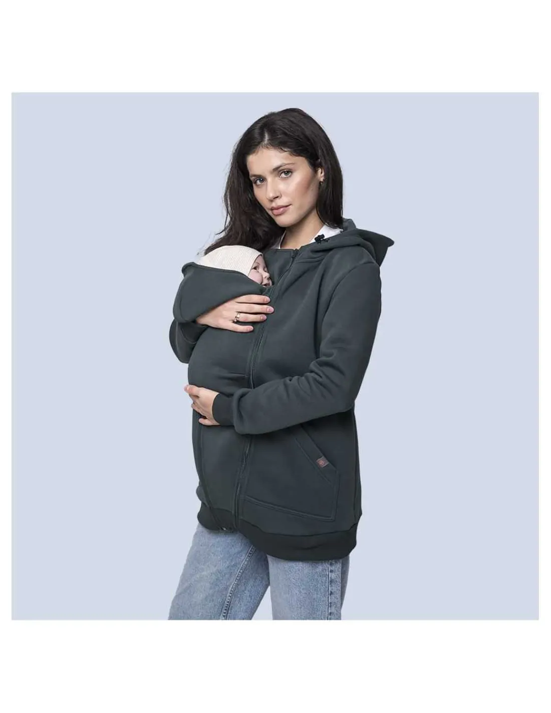 Love and Carry Sudadera de Maternidad y Porteo |Emerald