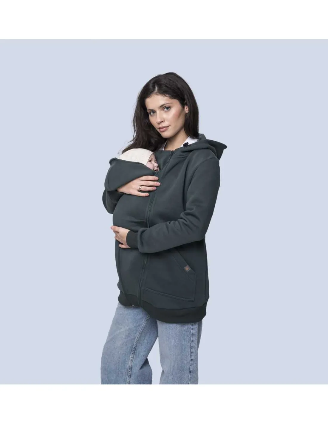 Love and Carry Sudadera de Maternidad y Porteo |Emerald