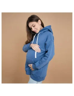 Love and Carry Sudadera de Maternidad y Lactancia - Jeans