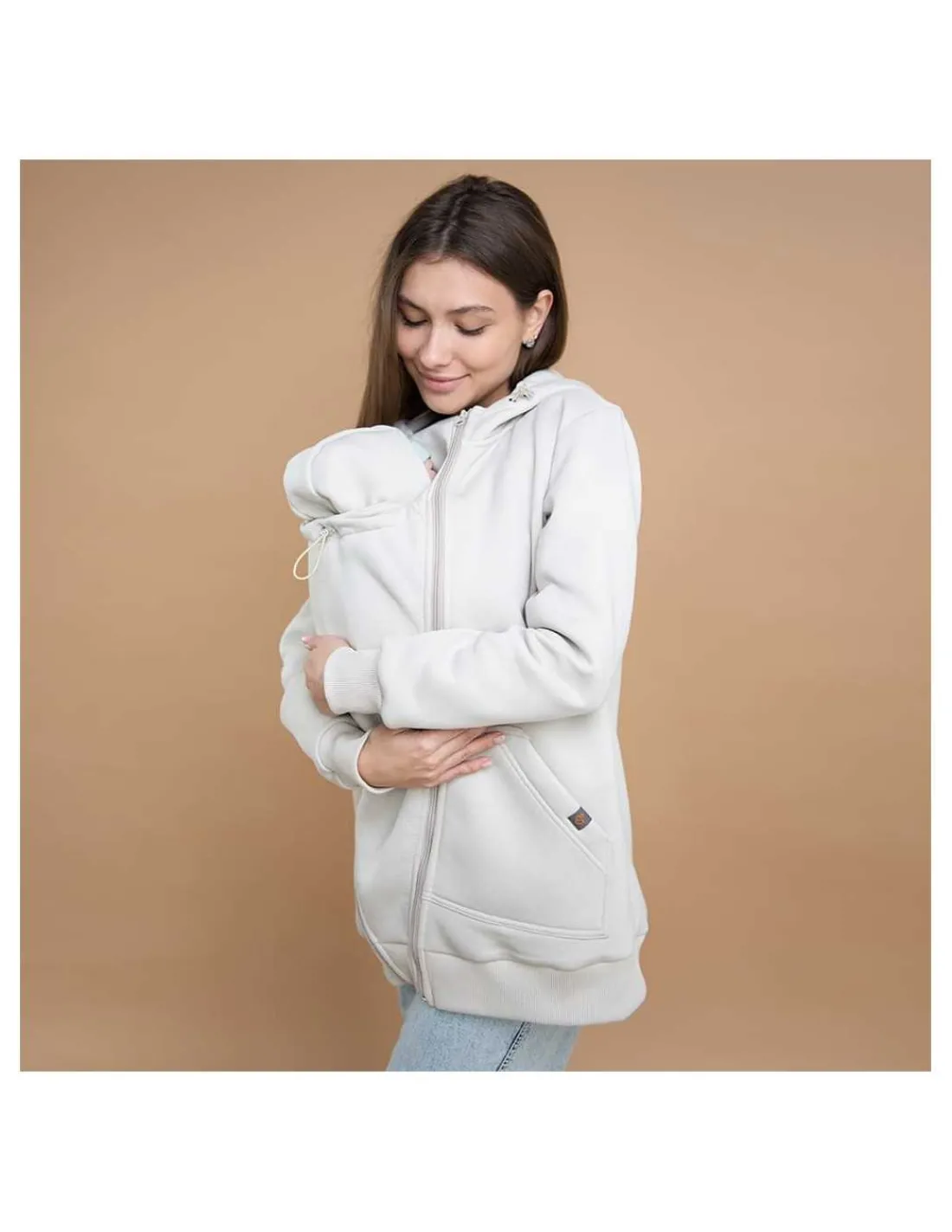 Love and Carry Sudadera de Maternidad y Porteo - Sésamo
