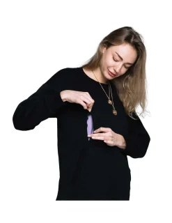 Love and Carry Sudadera Oversize de Maternidad y Lactancia - Black