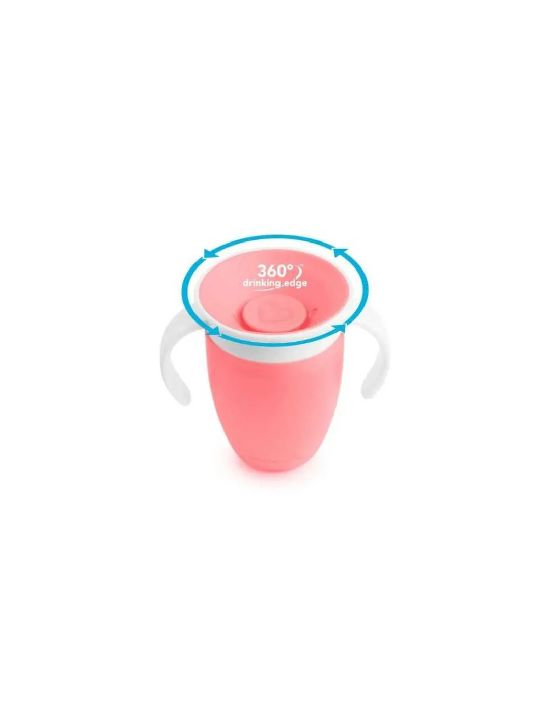 Munchkin Taza antigoteo Miracle 360 con asas y tapa 200 ml de