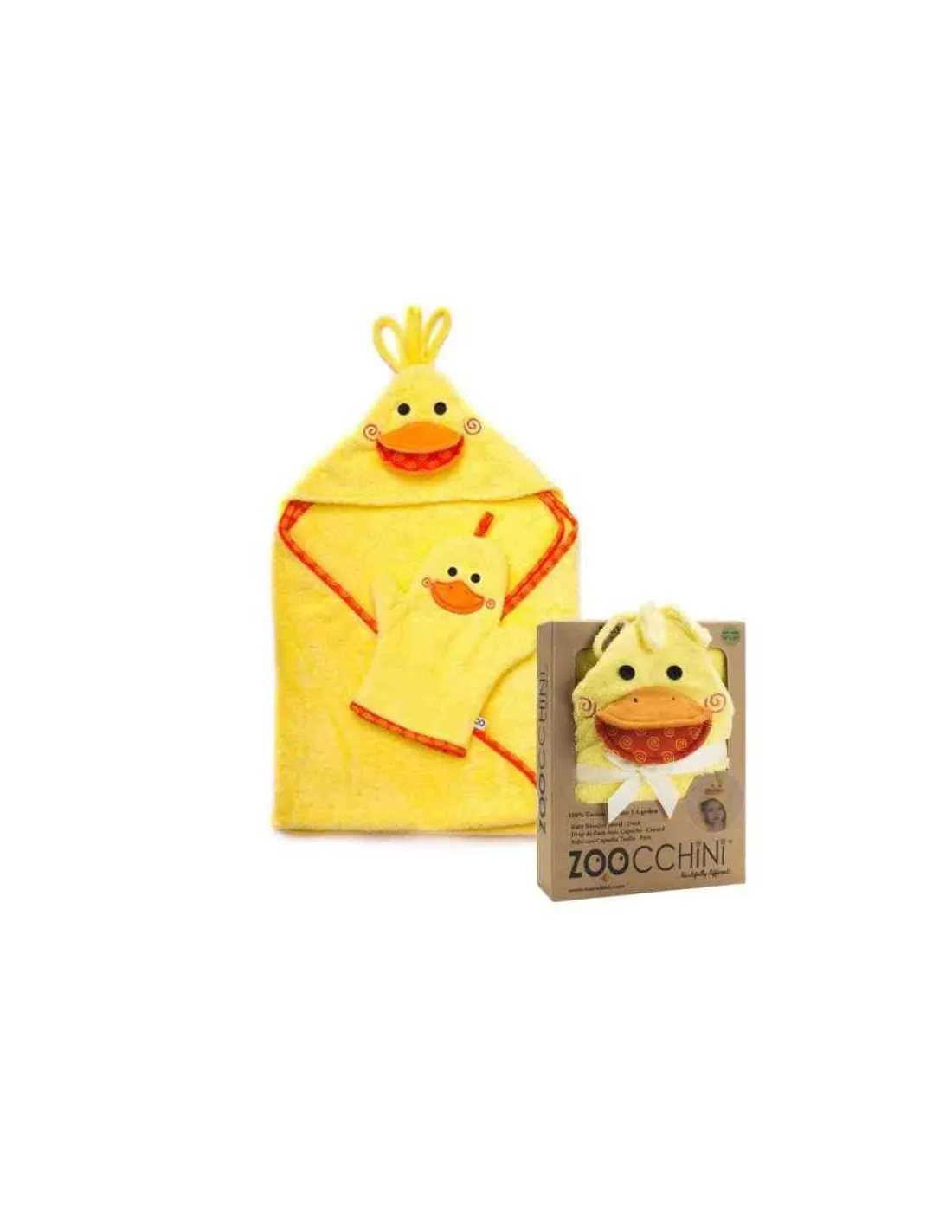 Zoocchini Toalla con capucha para Bebe Pato de